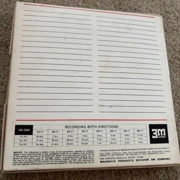 Scotch Magnetic Tape 150 *Used* - Picture 5 of 5